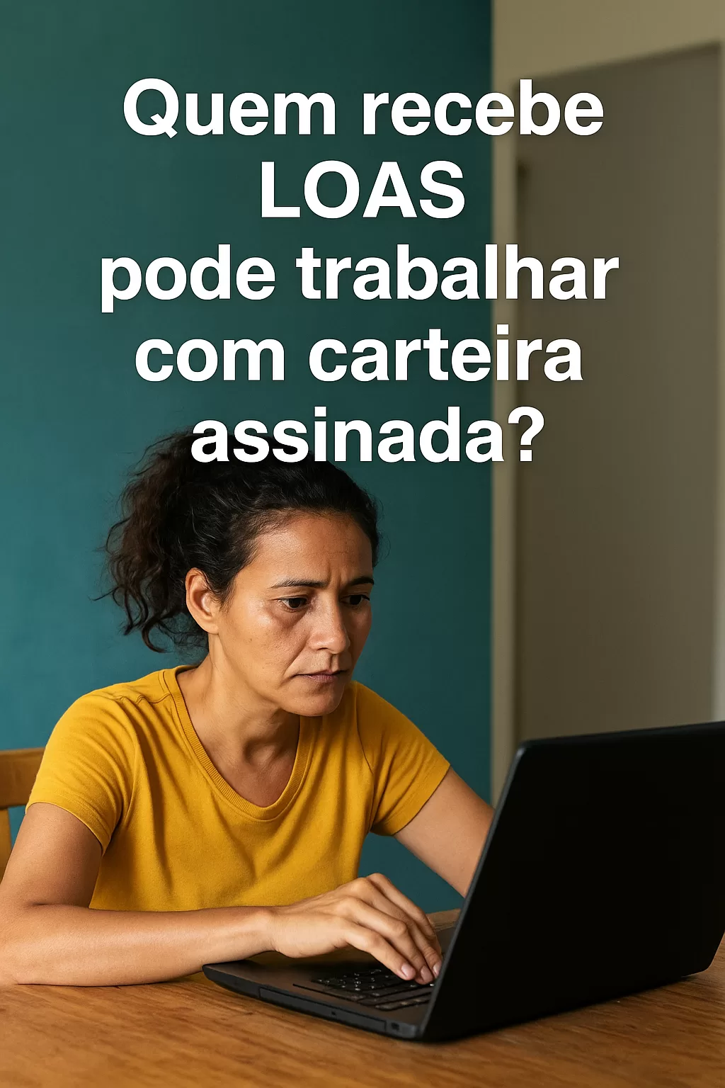 Quem recebe LOAS pode trabalhar com carteira assinada? ChatGPT, 26 de mai. de 2025
