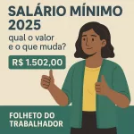 Salário Mínimo 2025. ChatGPT Image 31 de mai. de 2025.