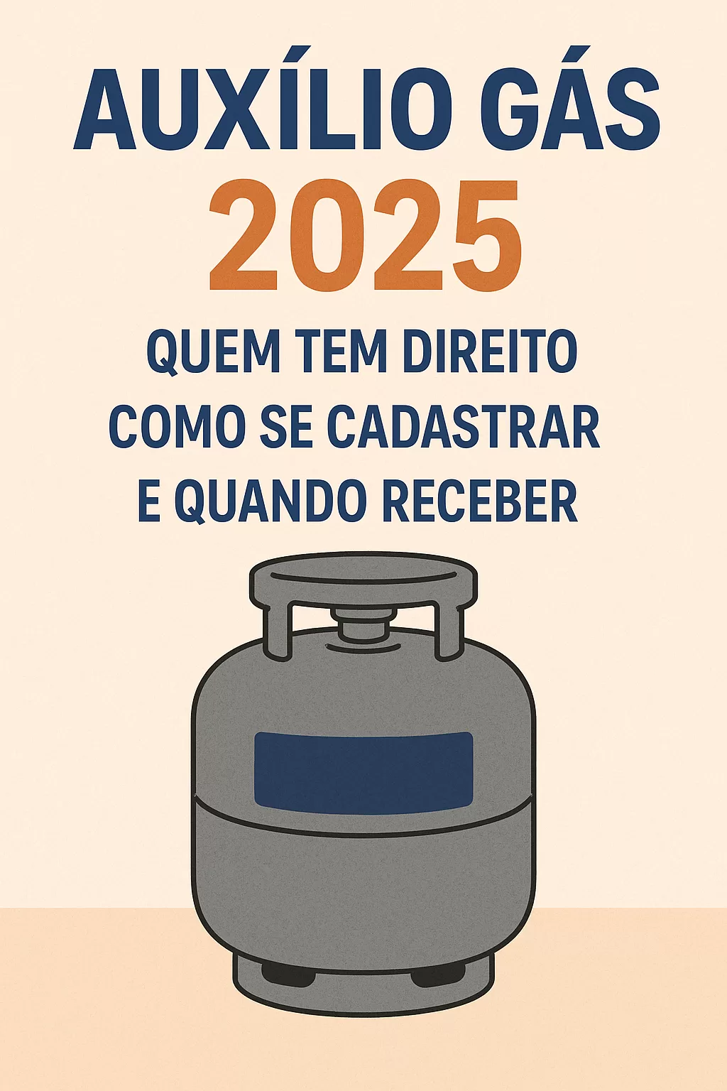 Auxílio Gás 2025. Imagem: ChatGPT 2025