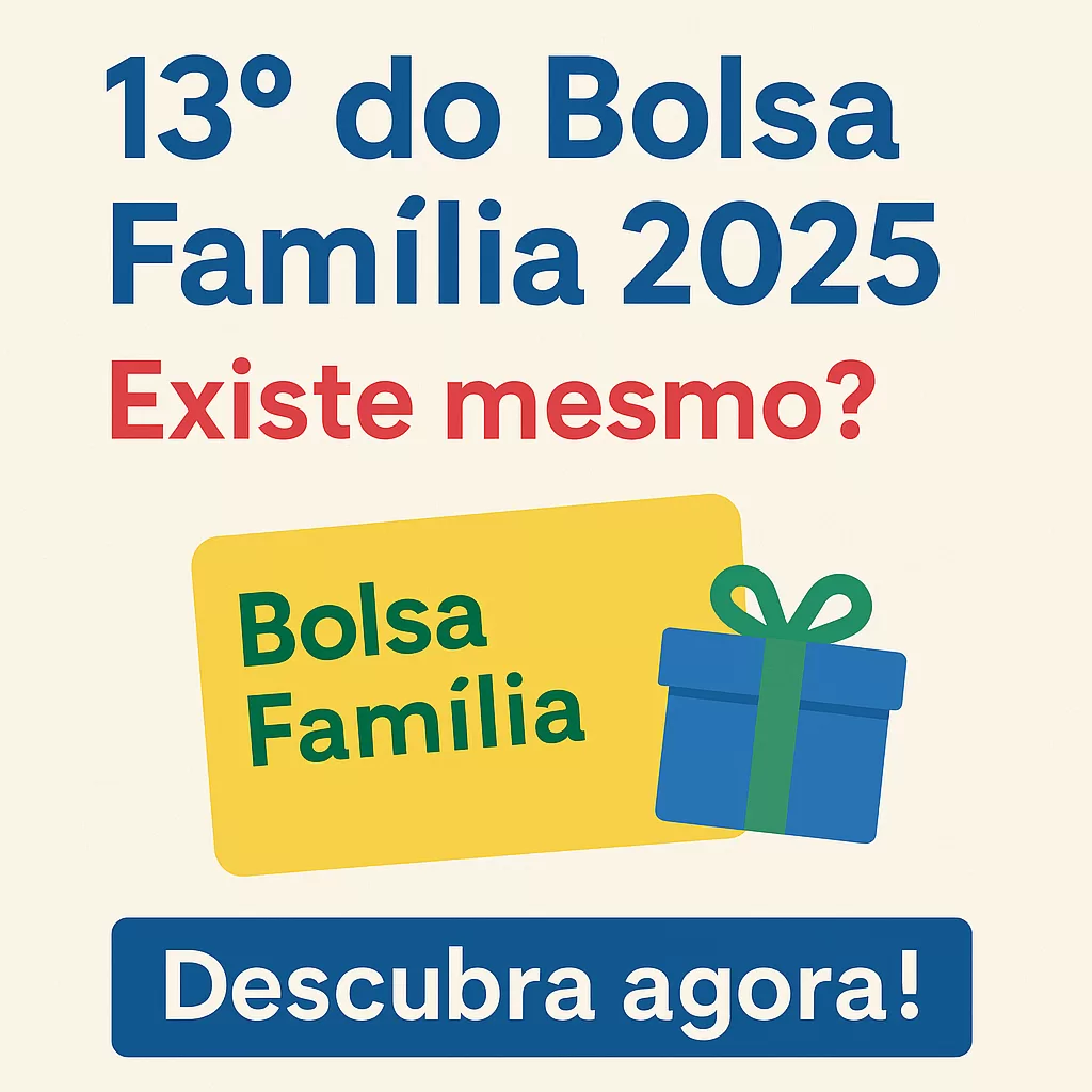 13º do Bolsa Família 2025. Imagem:ChatGPT, 26 de mai. de 2025
