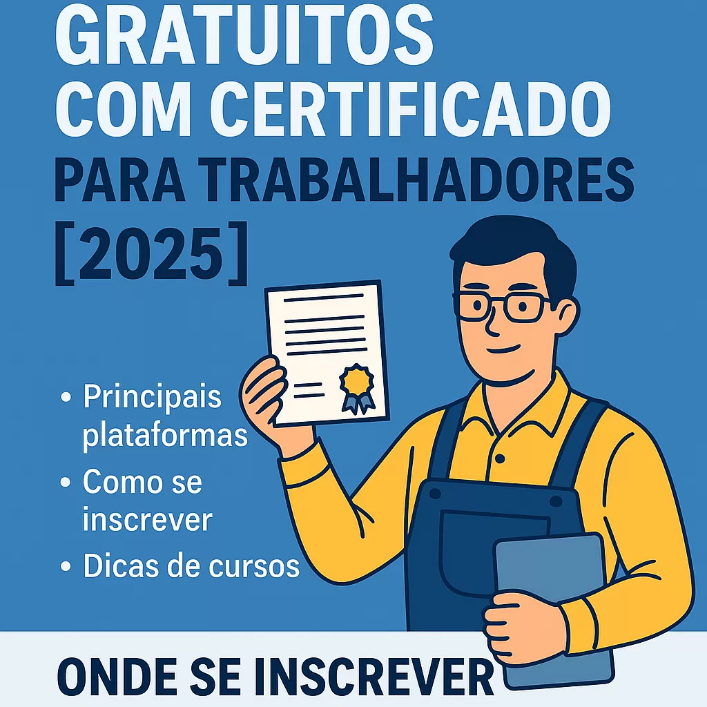 Cursos Gratuitos com Certificado para Trabalhadores. ChatGPT Image 12 de jun. de 2025, 15_52_56