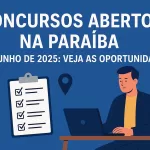 Concursos Abertos na Paraíba em Junho de 2025. ChatGPT Image 04 de jun. de 2025.