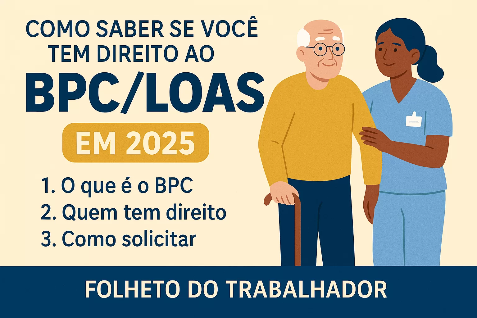 Como Saber se Você Tem Direito ao BPC/LOAS. ChatGPT Image 09 de jun. de 2025.